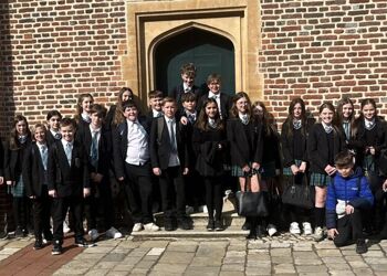 Year 7 step back in time at Hampton Court Palace